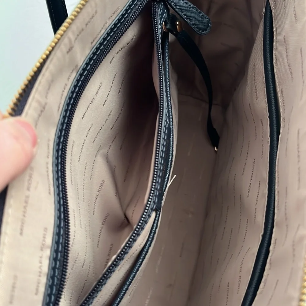 Michael Kors navy blue Jet Set large tote 30F4GTTT9L-414